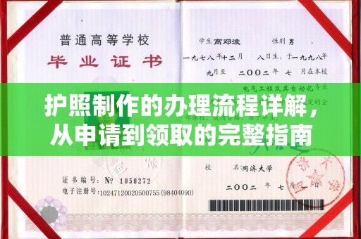 厚街护照制作的办理流程详解，从申请到领取的完整指南