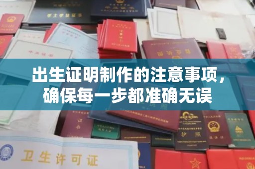 厚街出生证明制作的注意事项，确保每一步都准确无误
