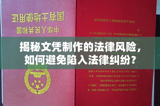 厚街揭秘文凭制作的法律风险，如何避免陷入法律纠纷？